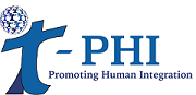 t-phi logo strapline s promoting human integration